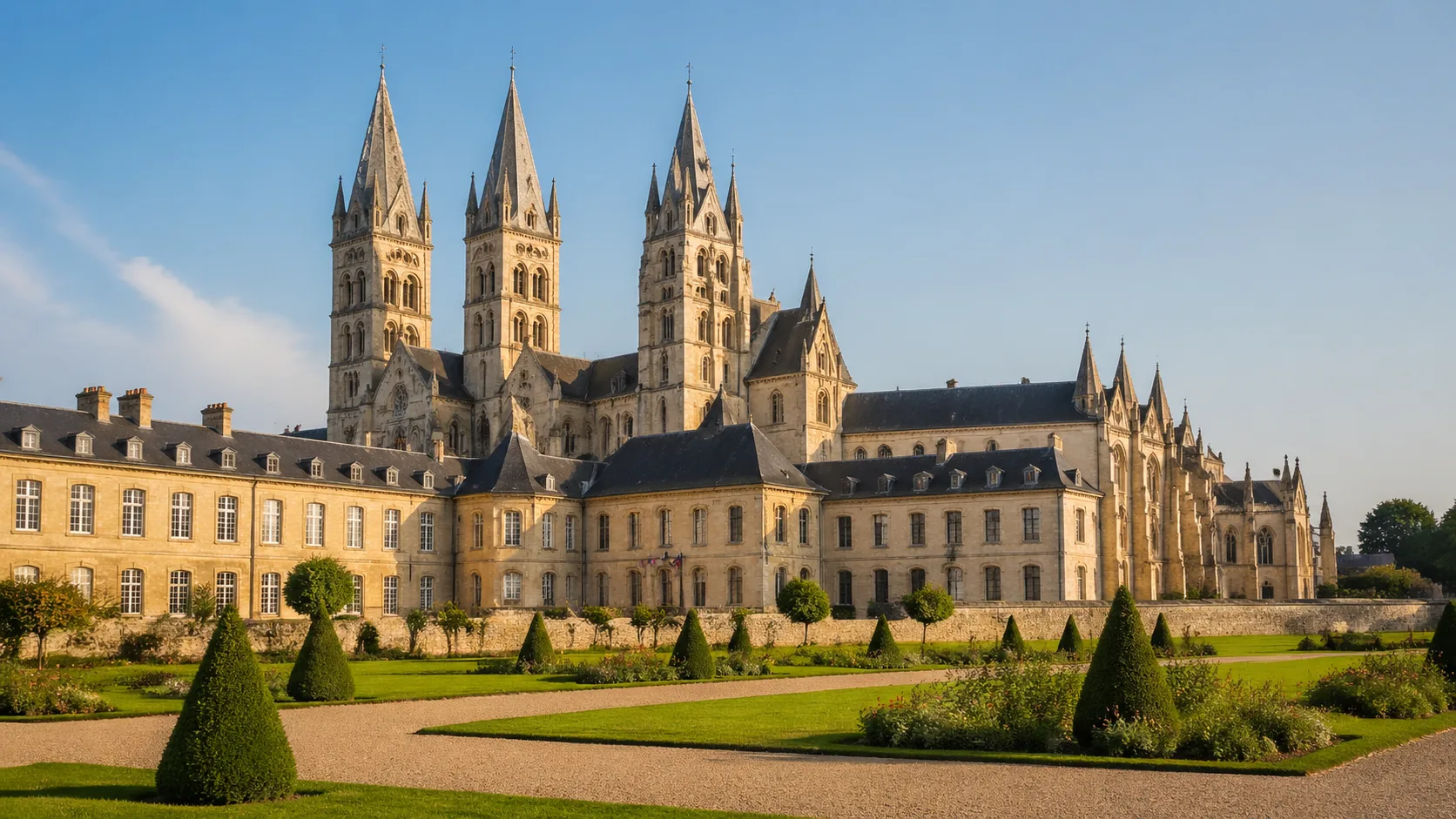 Abbaye aux Hommes de Caen, fondée par Guillaume le Conquérant