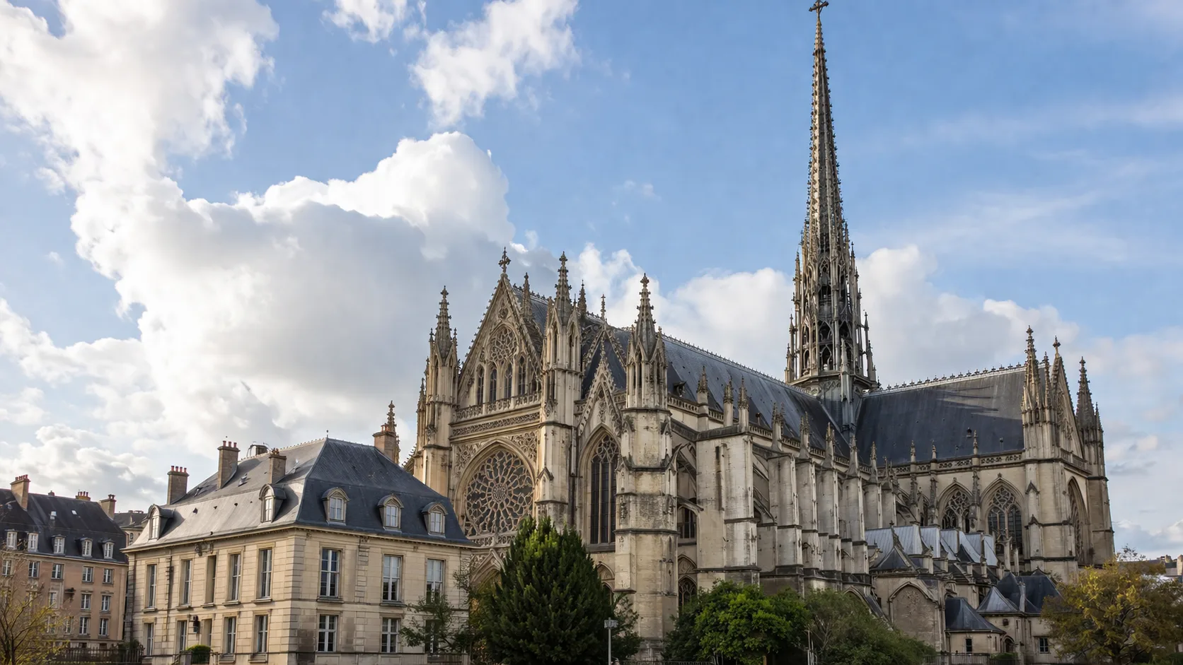 Cathédrale Notre-Dame d'Évreux, gothique flamboyant normand