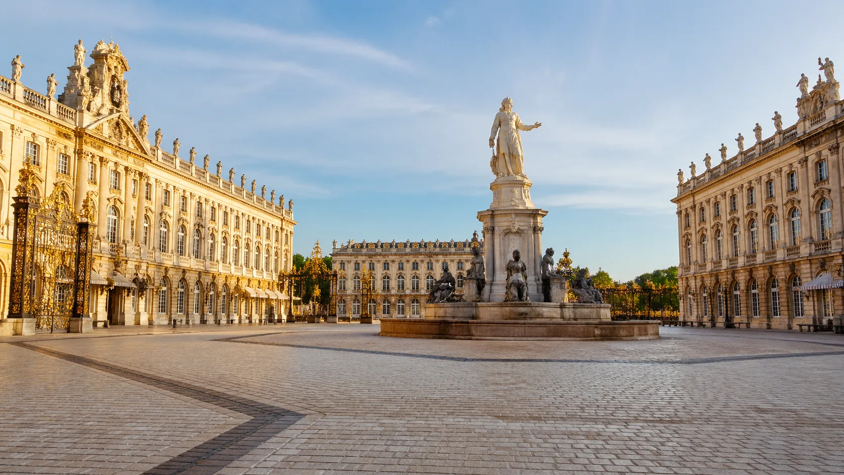 Place Stanislas de Nancy avec ses grilles dorées, UNESCO