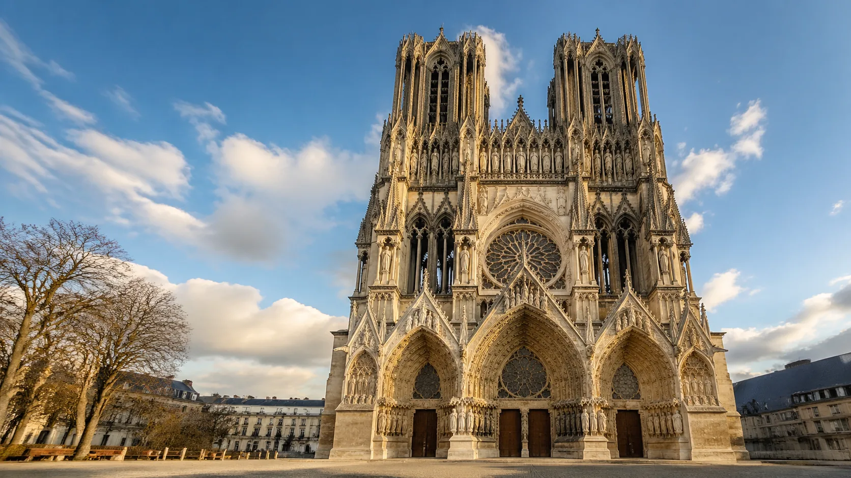 Cathédrale Notre-Dame de Reims, joyau du gothique