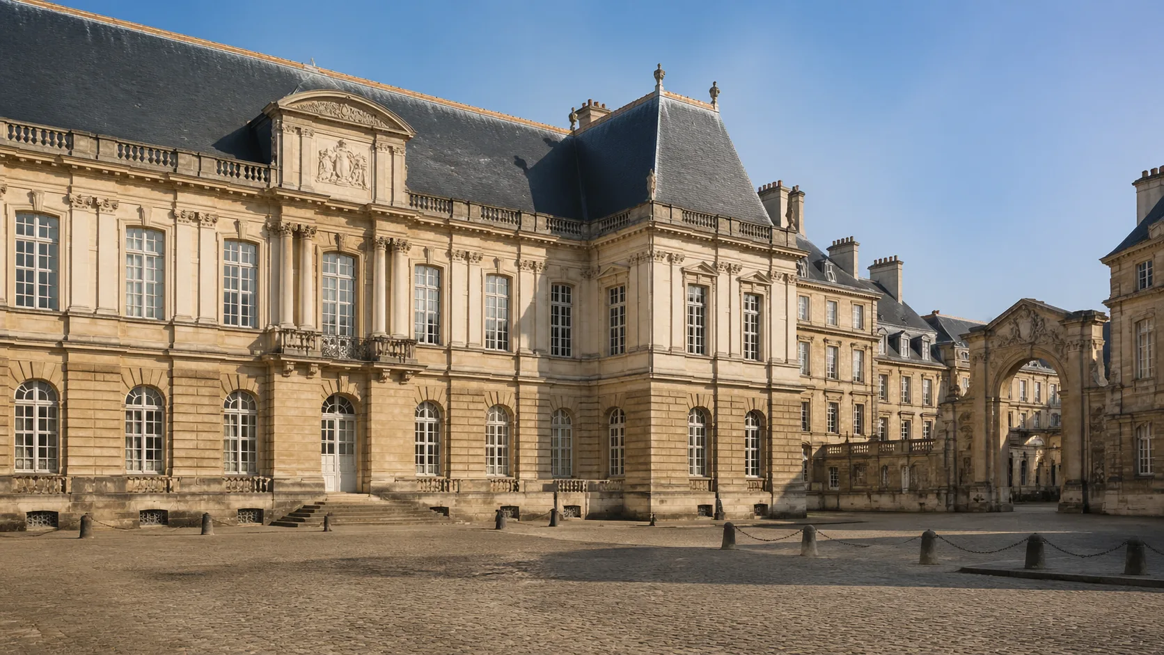 Parlement de Bretagne sur sa place historique à Rennes