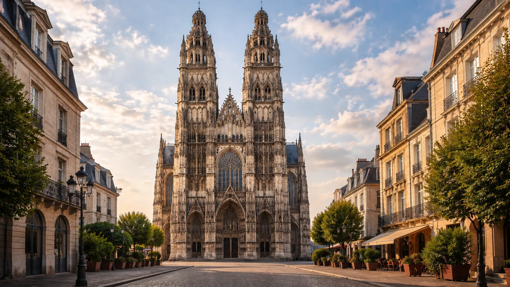 Cathédrale Saint-Gatien gothique de Tours