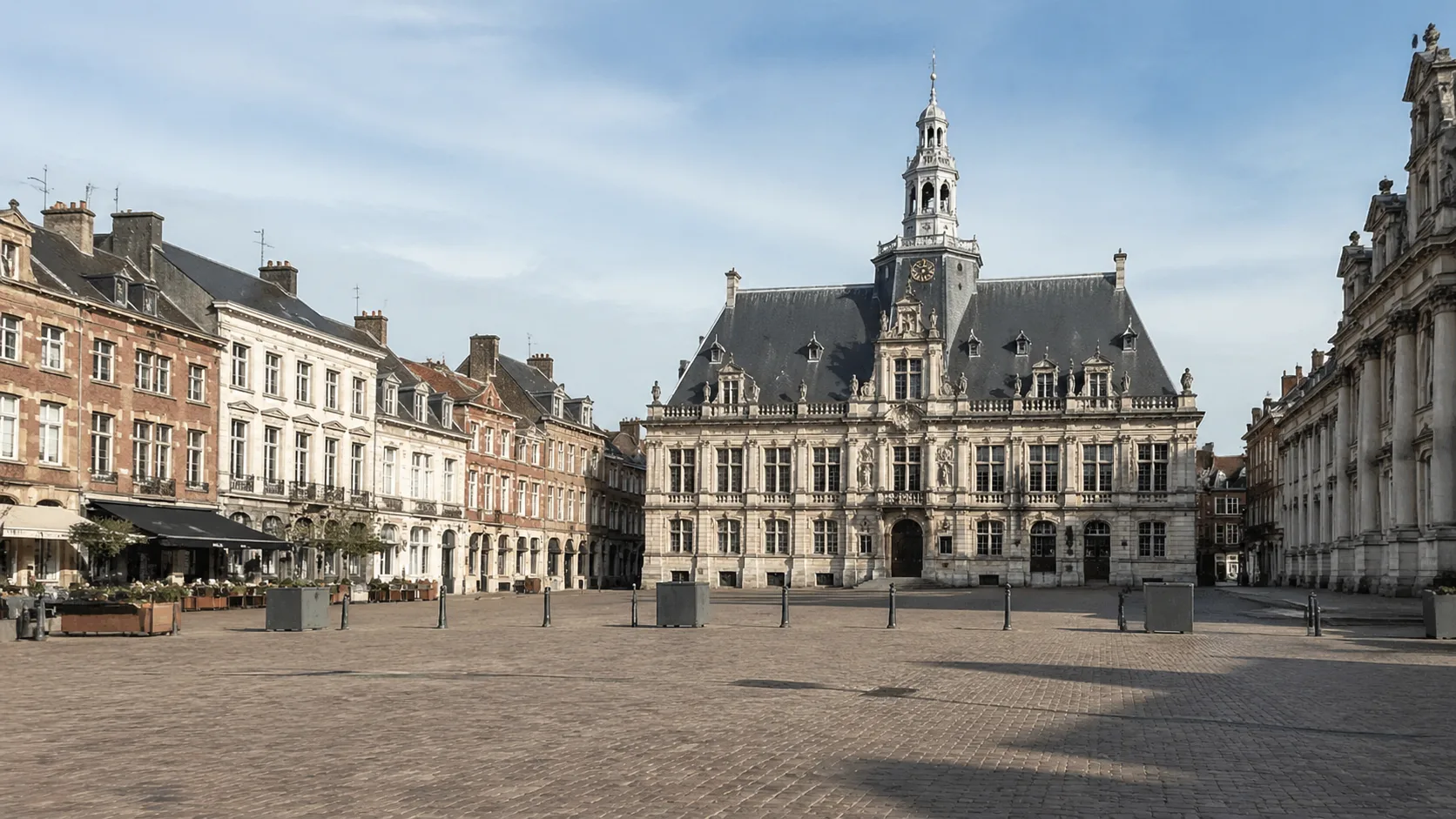 Place d'Armes et Hôtel de Ville de Valenciennes
